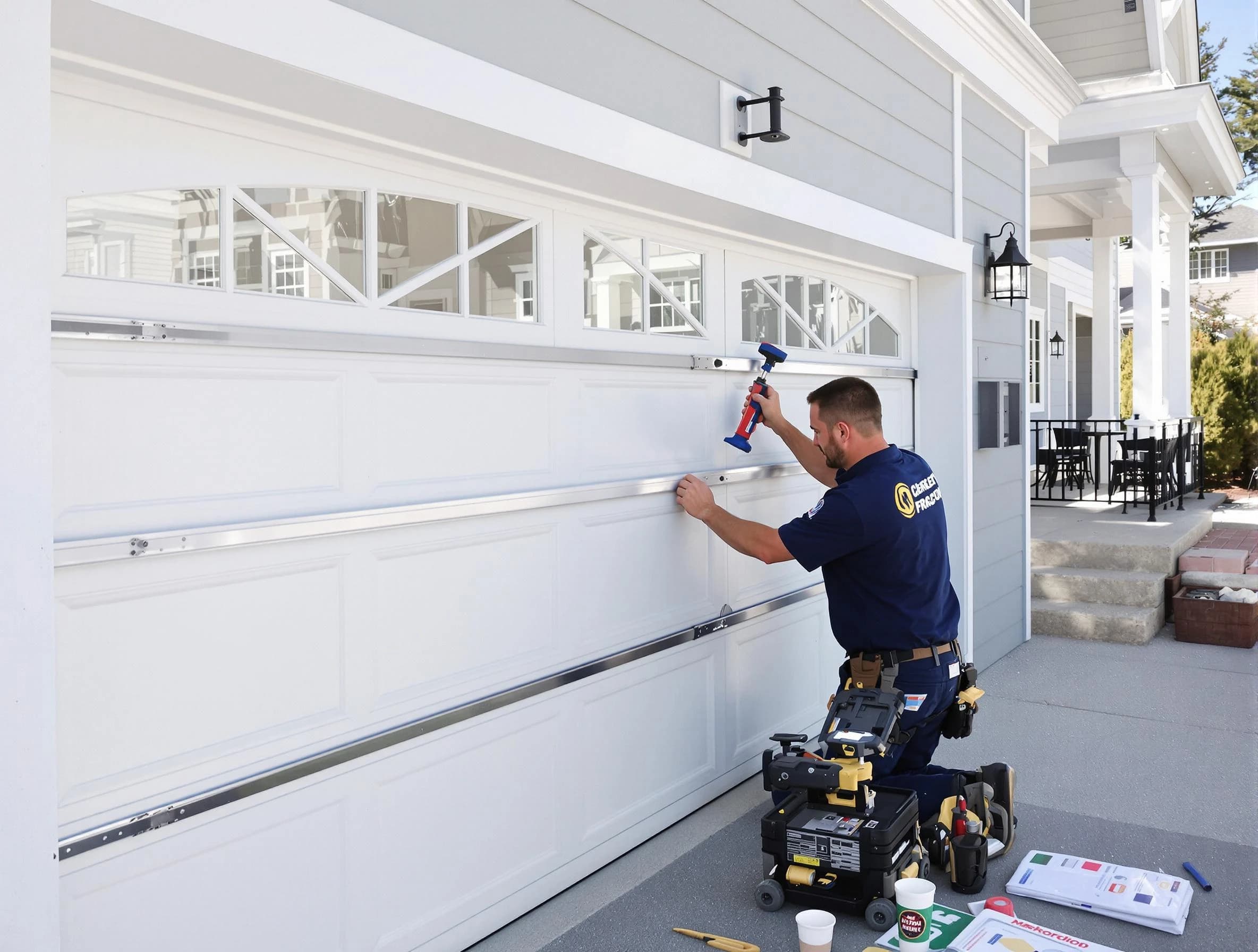 Professional garage door installation by Clay Garage Door Repair in Clay
