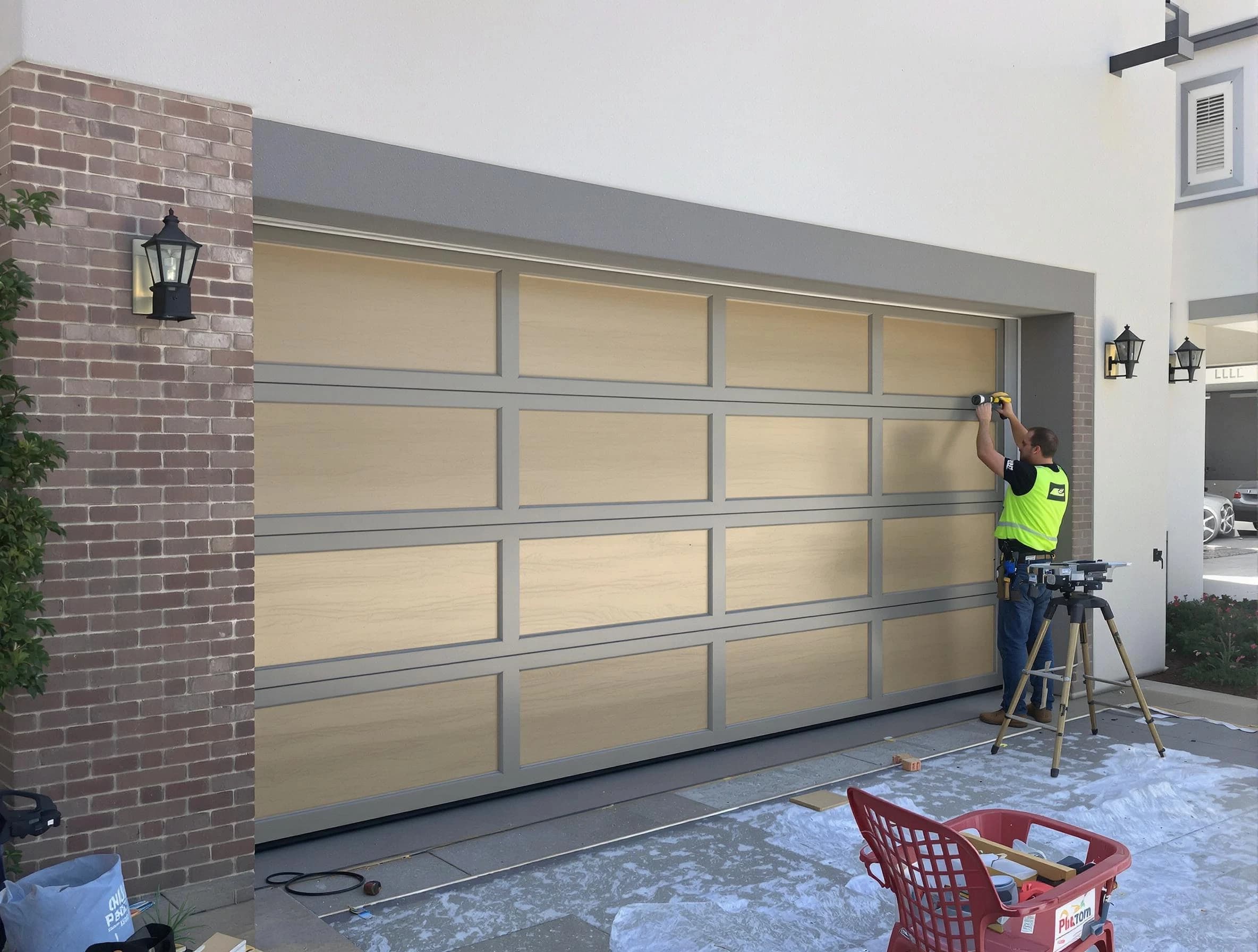 Garage door replacement service by Clay Garage Door Repair in Clay