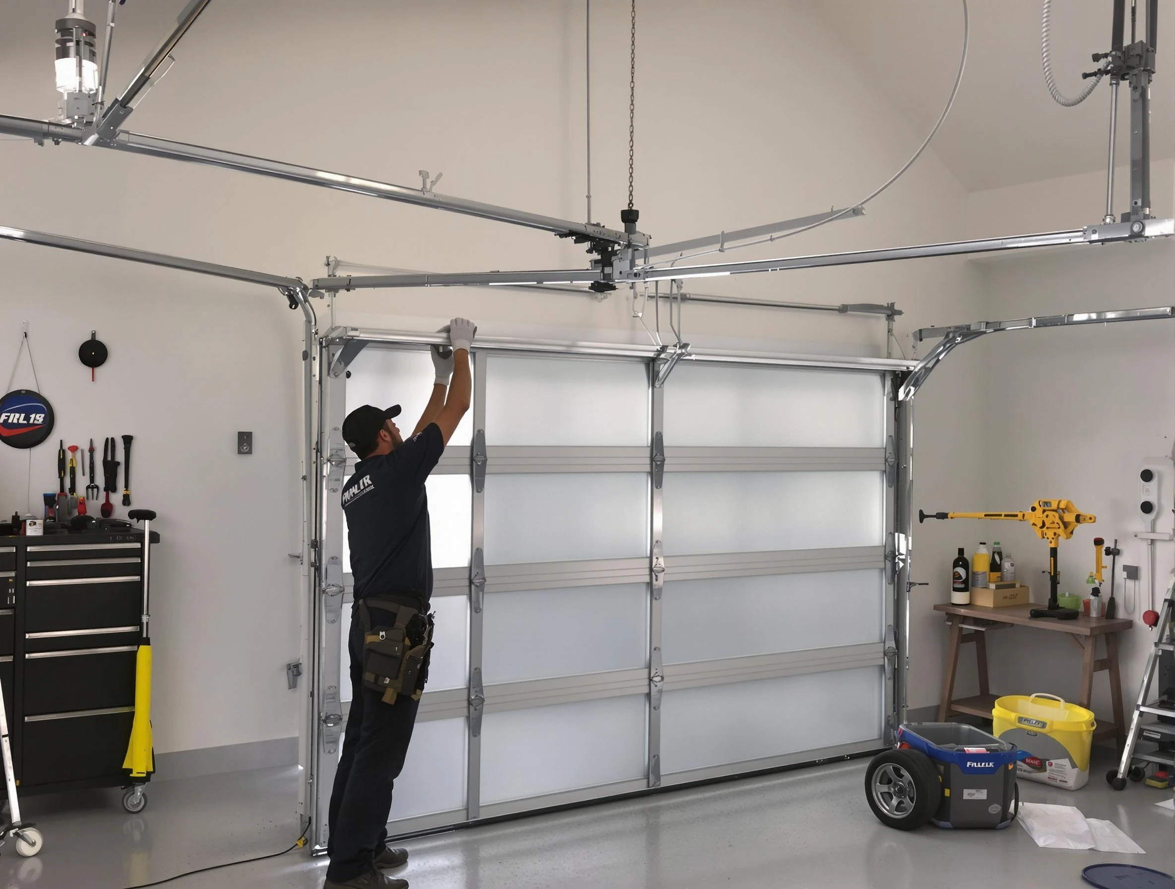 Clay Garage Door Repair certified team performing precision garage door installation in Clay